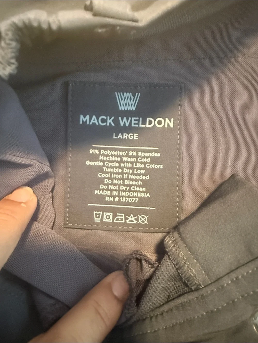 Mack Weldon Men's Flat-Front Shorts - Dark Navy